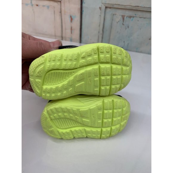 Nike Toddler 2C Lunar Glide 4 Black Green - Picture 8 of 10